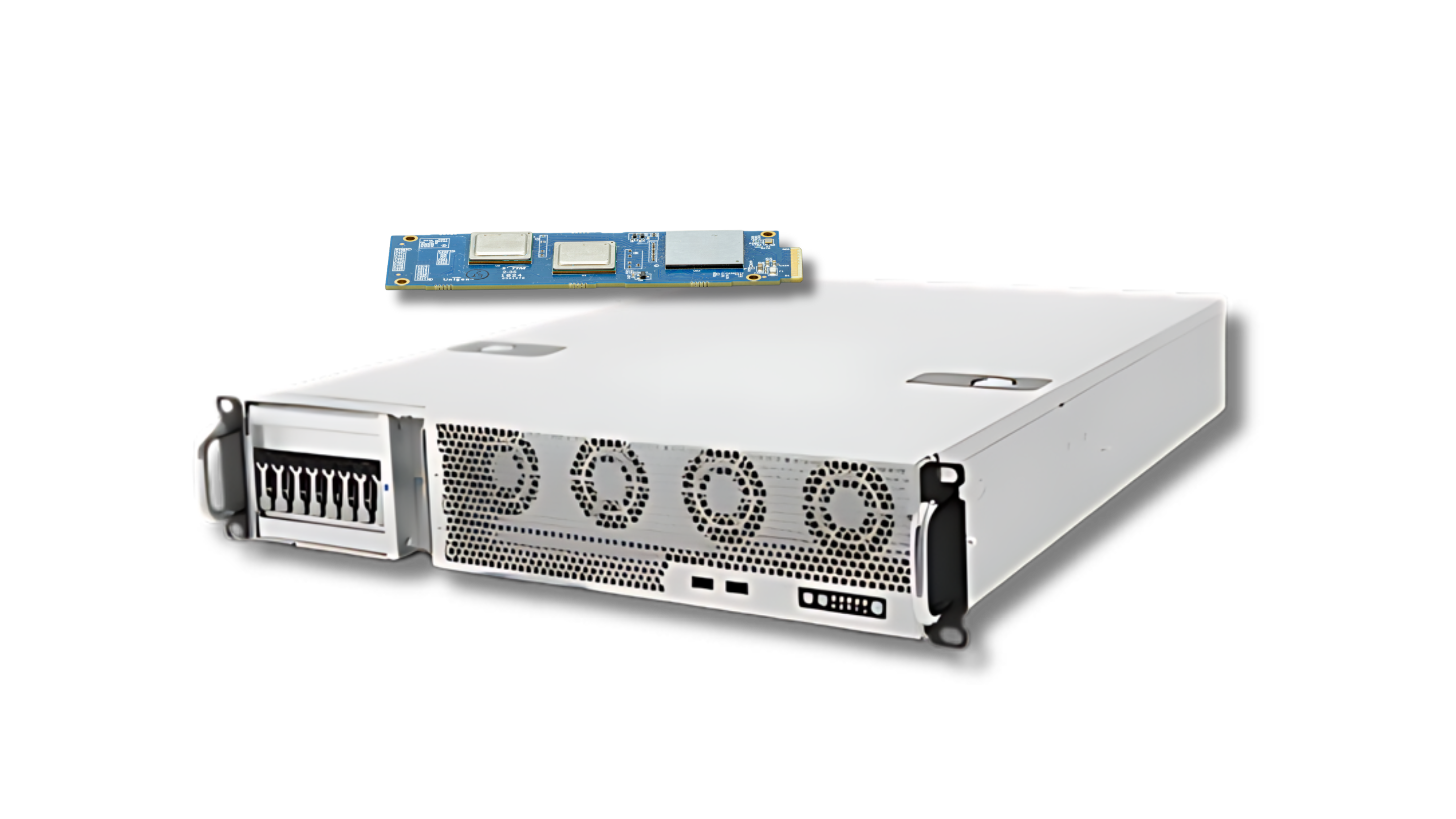 Poundcake Air-Cooled Inference Server with integrated Unigen Biscotti E1.S AI Modules